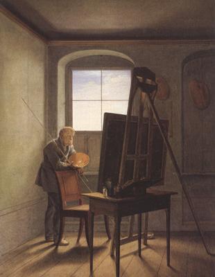 Caspar David Friedrich in his Studio (mk22)